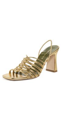 Maria Luca Melania Slingback Heeled Sandals Gold 39