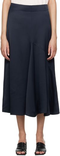 Studio Nicholson Black Naye Midi Skirt