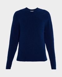 Men's Wool-Blend Boucle Crewneck Sweater