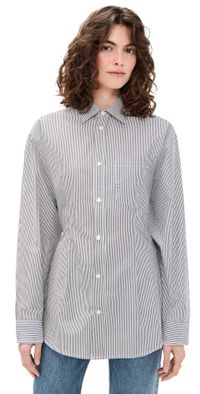 AGOLDE Cinch Shirt Windley Stripe M