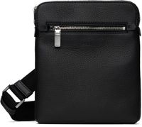 BOSS Black Pebble-Grained Leather Bag