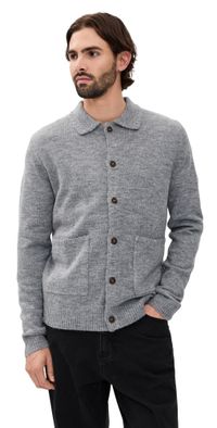 Rhythm Mohair Whip Stitch Knit Grey XL