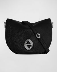 Large Saddle Leather Shoulder Bag