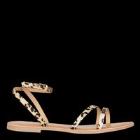 Les Tropeziennes Par M.belarbi - Sandales plates en cuir - Taille 41 - Marron