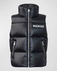 Kid's Charlee Quilted Logo Vest, Size 2-6