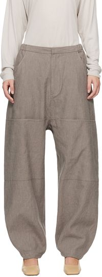 Lauren Manoogian Taupe Painter Trousers