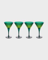 Prism Martini Glasses, Set of 4