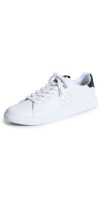 Tory Burch Logo Howell Court Sneakers White / Perfect Navy 7.5