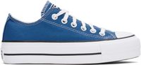 Converse Blue Chuck Taylor All Star Lift Platform Low Top Sneakers