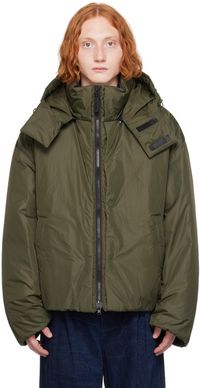 Juun.J Green Vented Puffer Jacket