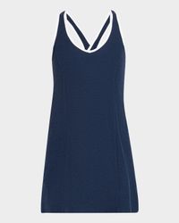 Spacedye Contrast-Trim Active Dress