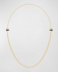 Quatre 18K Gold Brown PVD & Diamond Necklace