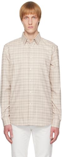 Theory Chemise Irving blanc cassé