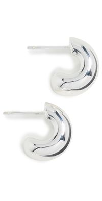 Aureum Azur Earrings Silver One Size