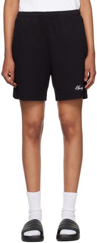 Sporty & Rich Black Cursive Shorts