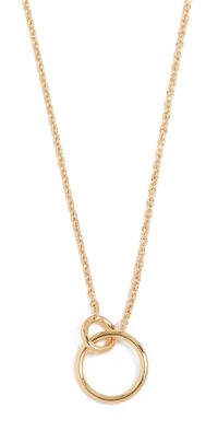 Gorjana Wilshire Charm Necklace Yellow Gold One Size