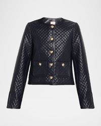 Brooke Quilted Vegan Leather Jacket