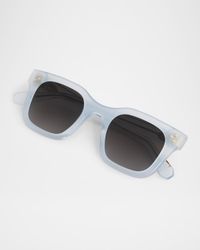Celeste Acetate Square Sunglasses