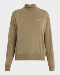 Silk and Cashmere Turtleneck Sweater