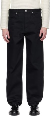Jil Sander Black Regular Jeans