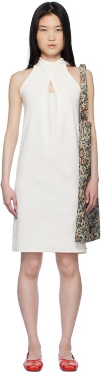 Bless Off-White Twintankdress Midi Dress