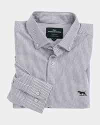 Men's Oxford Stripe Sport Shirt