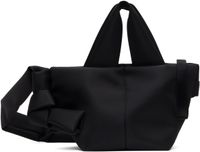 Côte&Ciel Black Amu Mini Sleek Nylon Tote