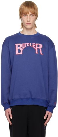 BUTLER SVC SSENSE Exclusive Blue Arch Sweatshirt