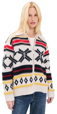 OGD One Grey Day Marisol Jacket Vintage Fairisle XS