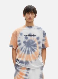 The Kooples - T-shirt imprimé tie and dye - Taille L - Bleu