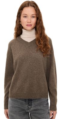 STAUD Doris Cashmere Sweater Truffle S