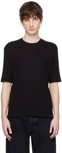 Filippa K Black Rib T-Shirt