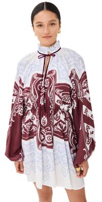 Lug Von Siga Selene Dress Maroon/Blue 42