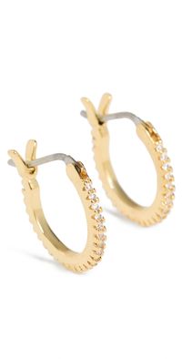 Gorjana Shimmer Huggies Gold One Size