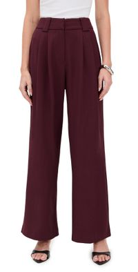 4th & Reckless Maggie Trousers Burgundy M