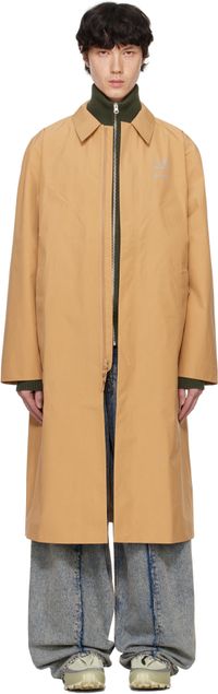 MM6 Maison Margiela Tan Salomon Edition Outerwear Trench Coat