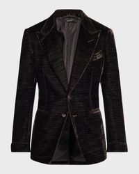 Men's Shelton Velvet Faille Cocktail Jacket