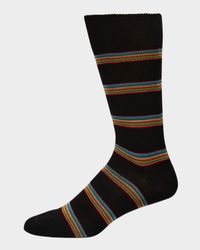 Men's Multiblock Ribbed Crew Socks