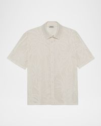 Men's Conrad Lace Button-Front Shirt