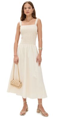 LE BOP Anastasia Smocked Dress Pecan 10