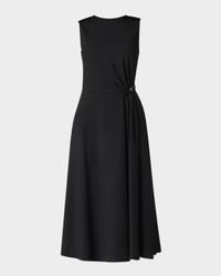 Keri Sleeveless Gathered Midi Dress