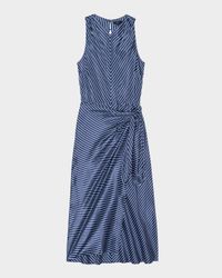 Cairo Striped Midi Dress