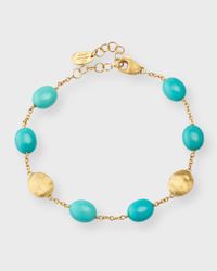 18K Yellow Gold Siviglia Turquoise Bracelet