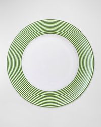 Newport Stripe Rimmed Dinner Plate, Set of 4