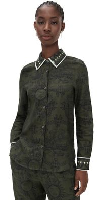 Las Sureñas Italian Coast Shirt Green XL