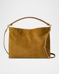 Vida Slouchy Suede Shoulder Bag