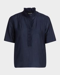 Topher Ruffle Blouse