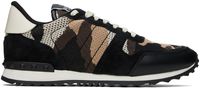 Valentino Garavani Brown Camouflage Rockrunner Sneakers