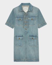 Record Denim Mini Dress
