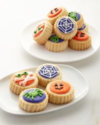 Halloween Shortbread Cookies in Gift Tin